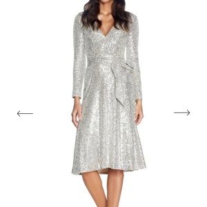 Silver Sequin Dress - Perfect for Holiday Season!